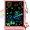 10 Inch LCD Writing Tablet for 3-8 Year Olds - Electronic Drawing Pad and Doodle Board as Educational Birthday Gifts for Girls and Boys (Pink)