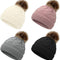 Baby Girl Hat Baby Beanie Knit Toddler Winter Hats for Girls Boys Warm Infant Cap Pom Pom