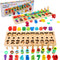 ™ Montessori Educational Wooden Toys for Kids Toddler Number Puzzles Sorter Counting Shape Stacker Stacking Game Preschool Math Blocks Toys Gifts for Boy Girl Birthdays Christmas Holidays