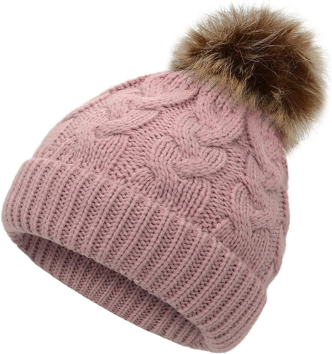 Baby Girl Hat Baby Beanie Knit Toddler Winter Hats for Girls Boys Warm Infant Cap Pom Pom