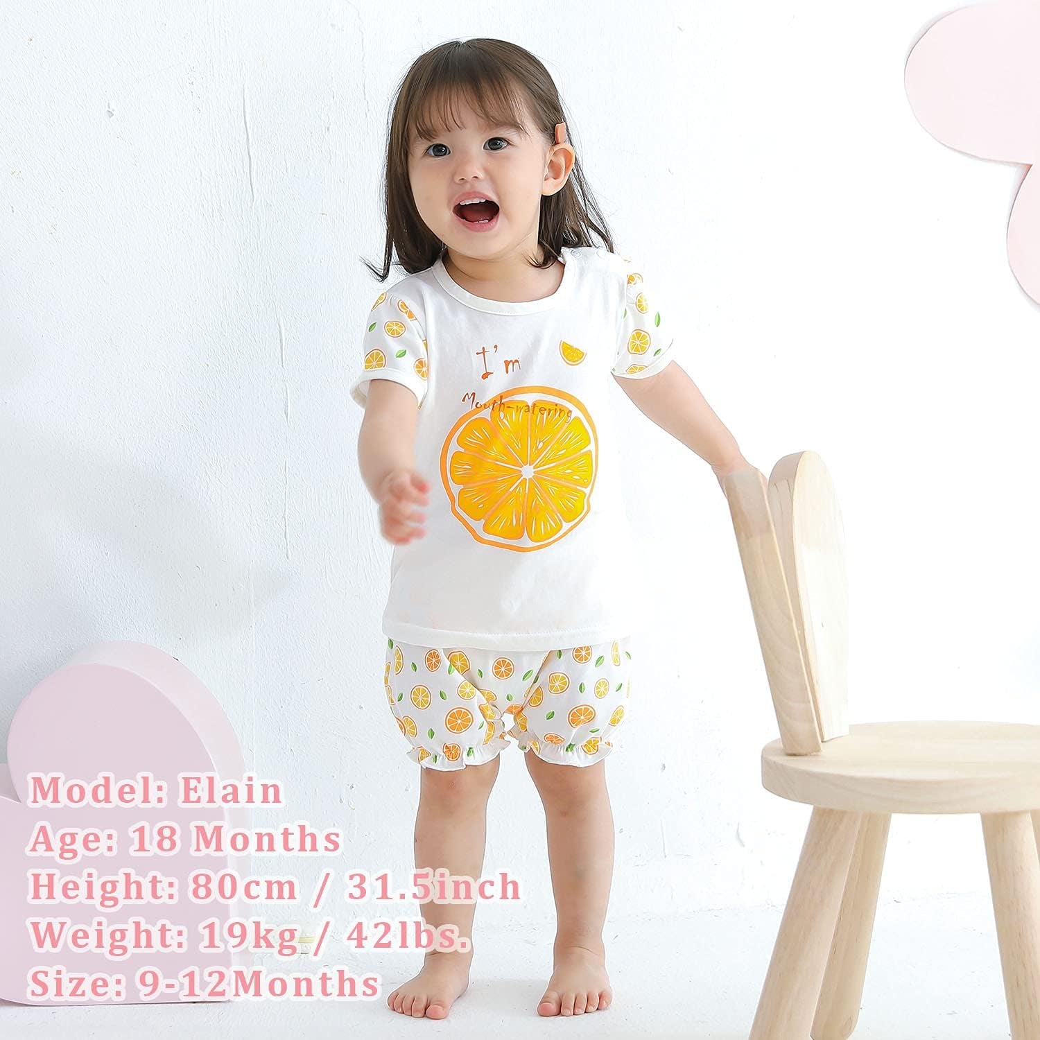 Baby Toddler Pajamas for Girl and Boy Sleepwear Summer Pja Homewear Cotton