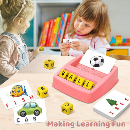 Educational Matching Letter Learning Games for Girls Aged 2-5 - Ideal Christmas and Birthday Gifts for Toddlers