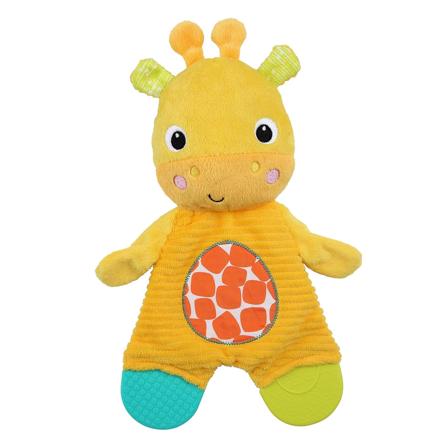 Snuggle & Teethe Bpa-Free Crinkle Teething Plush Baby Toy - Giraffe